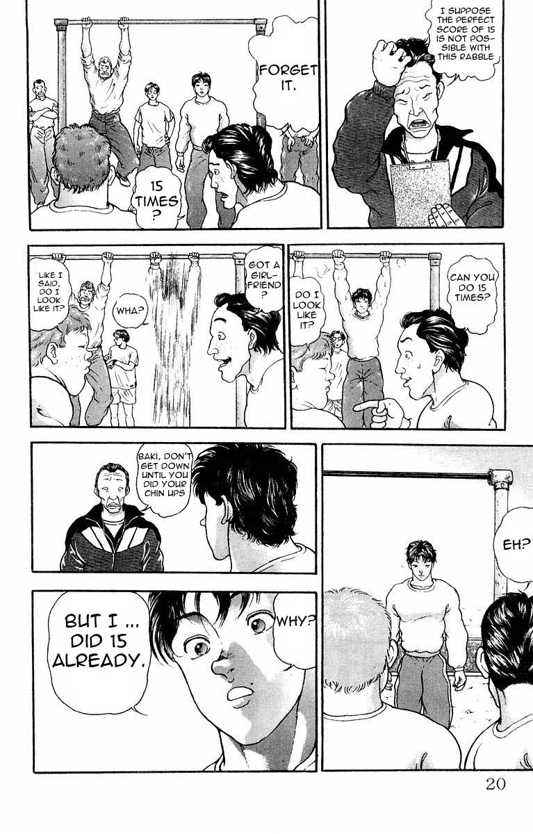 New Grappler Baki Chapter 17 page 20 - Chapter 17: Fitness Test