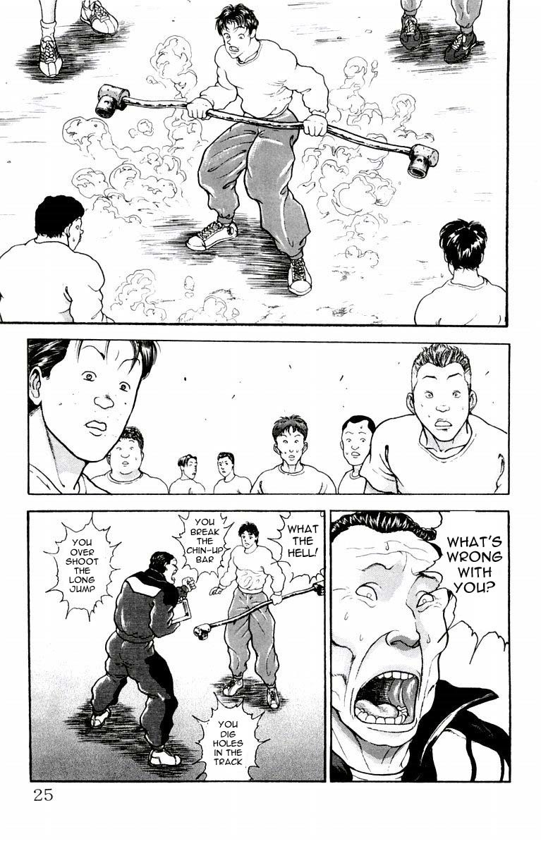 New Grappler Baki Chapter 17 page 25 - Chapter 17: Fitness Test