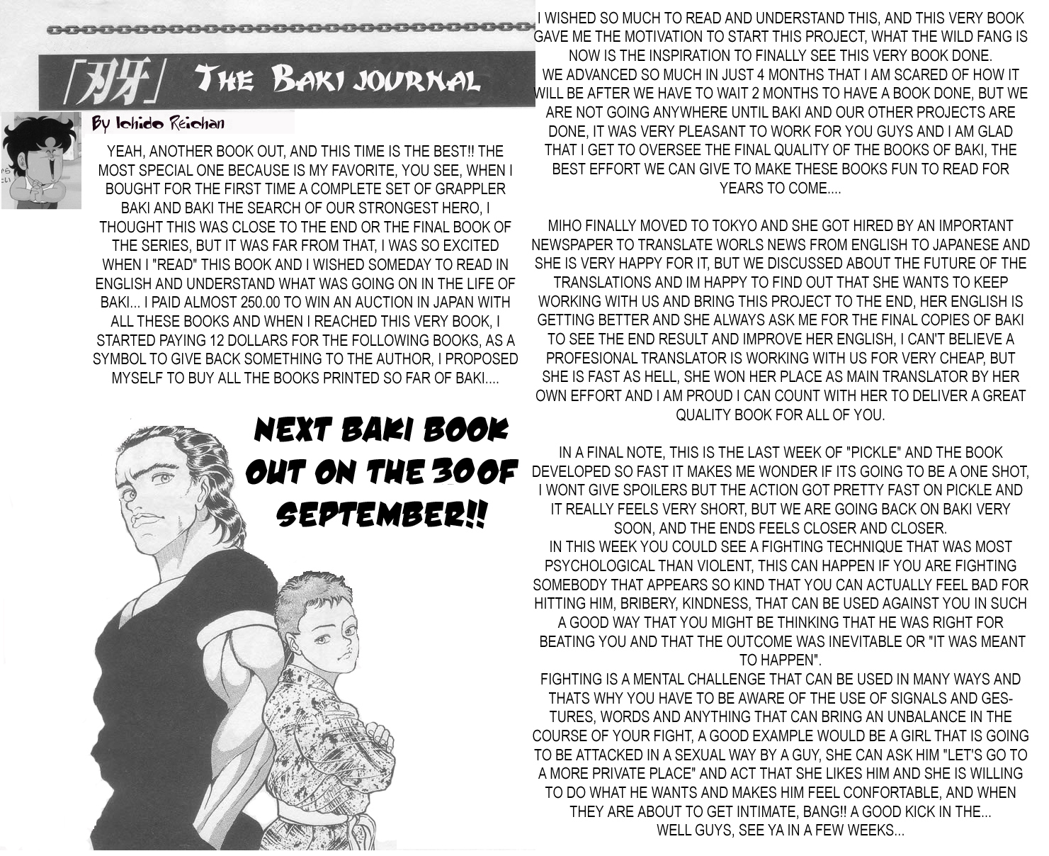 New Grappler Baki Chapter 214 page 21 - Chapter 214: Be My Partner