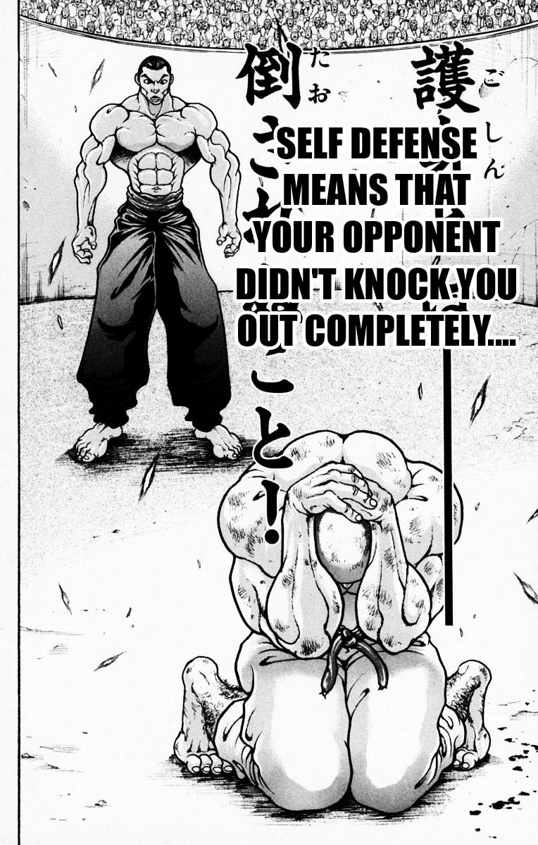 New Grappler Baki Chapter 219 page 13 - Chapter 219: Self Defense