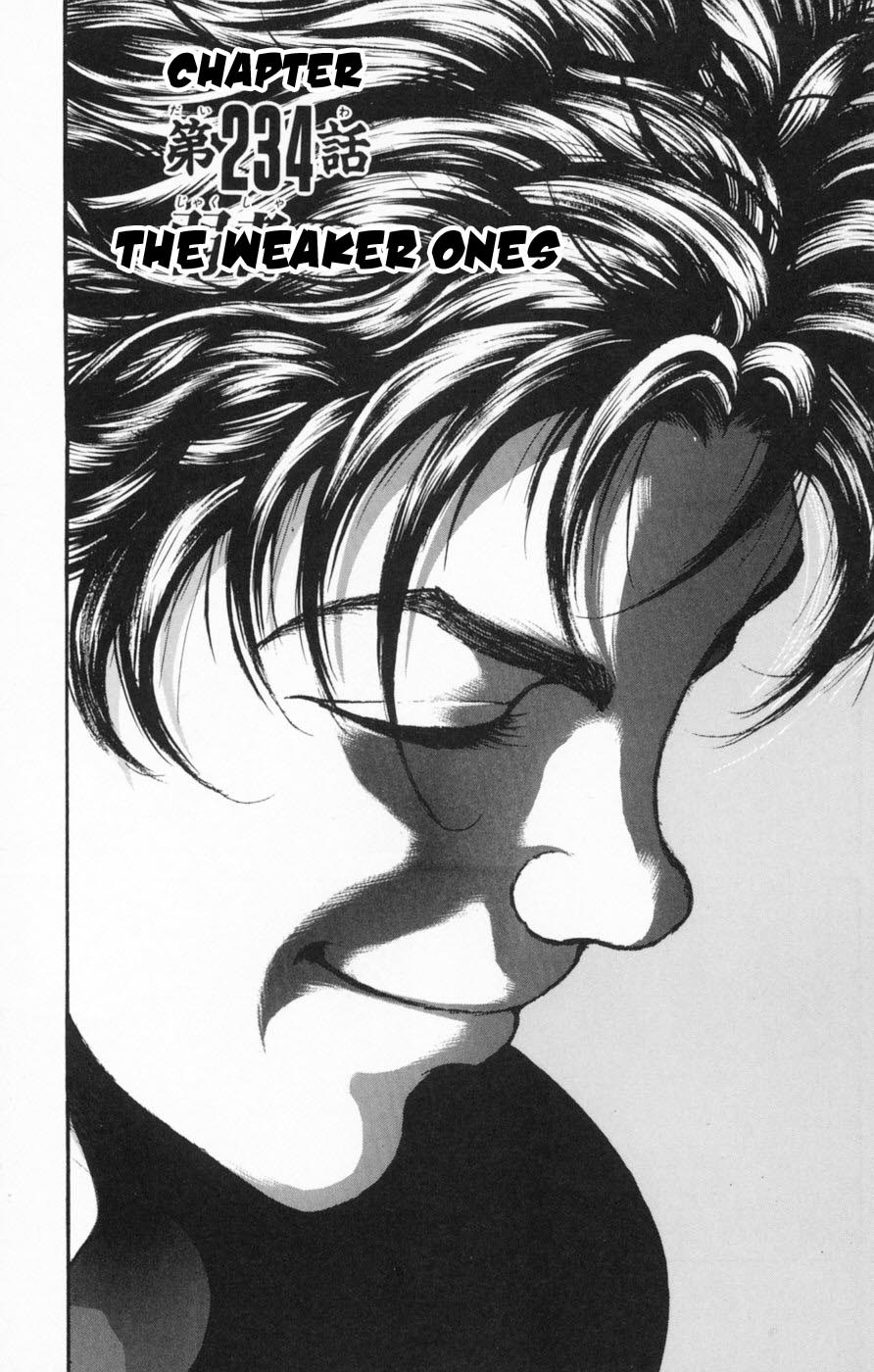 New Grappler Baki Chapter 234 page 1 - Chapter 234: The Weaker Ones