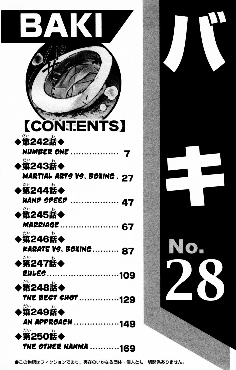 New Grappler Baki Chapter 242 page 7 - Chapter 242: Number One