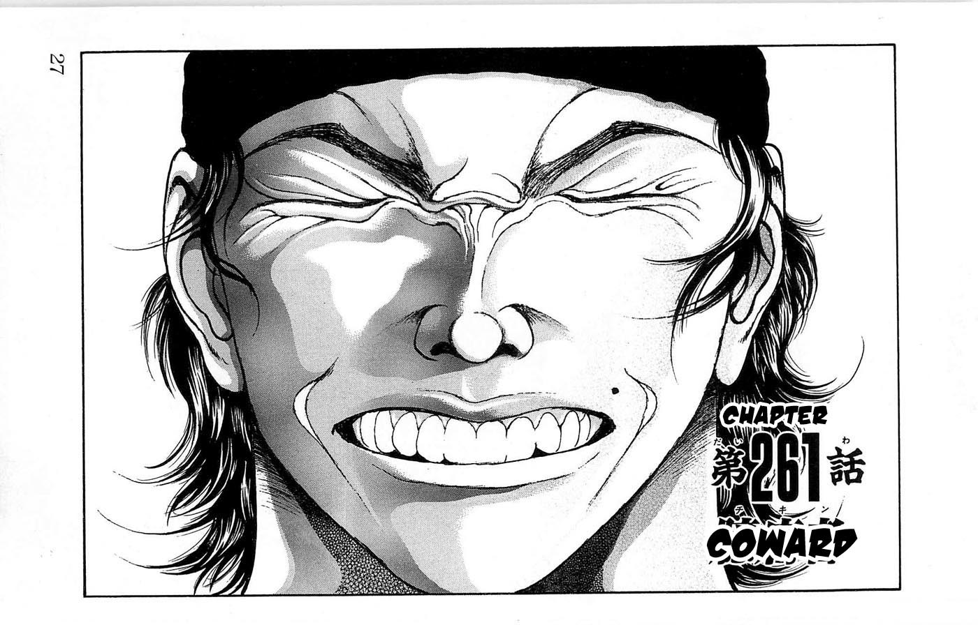 New Grappler Baki Chapter 261 page 1 - Chapter 261: Coward