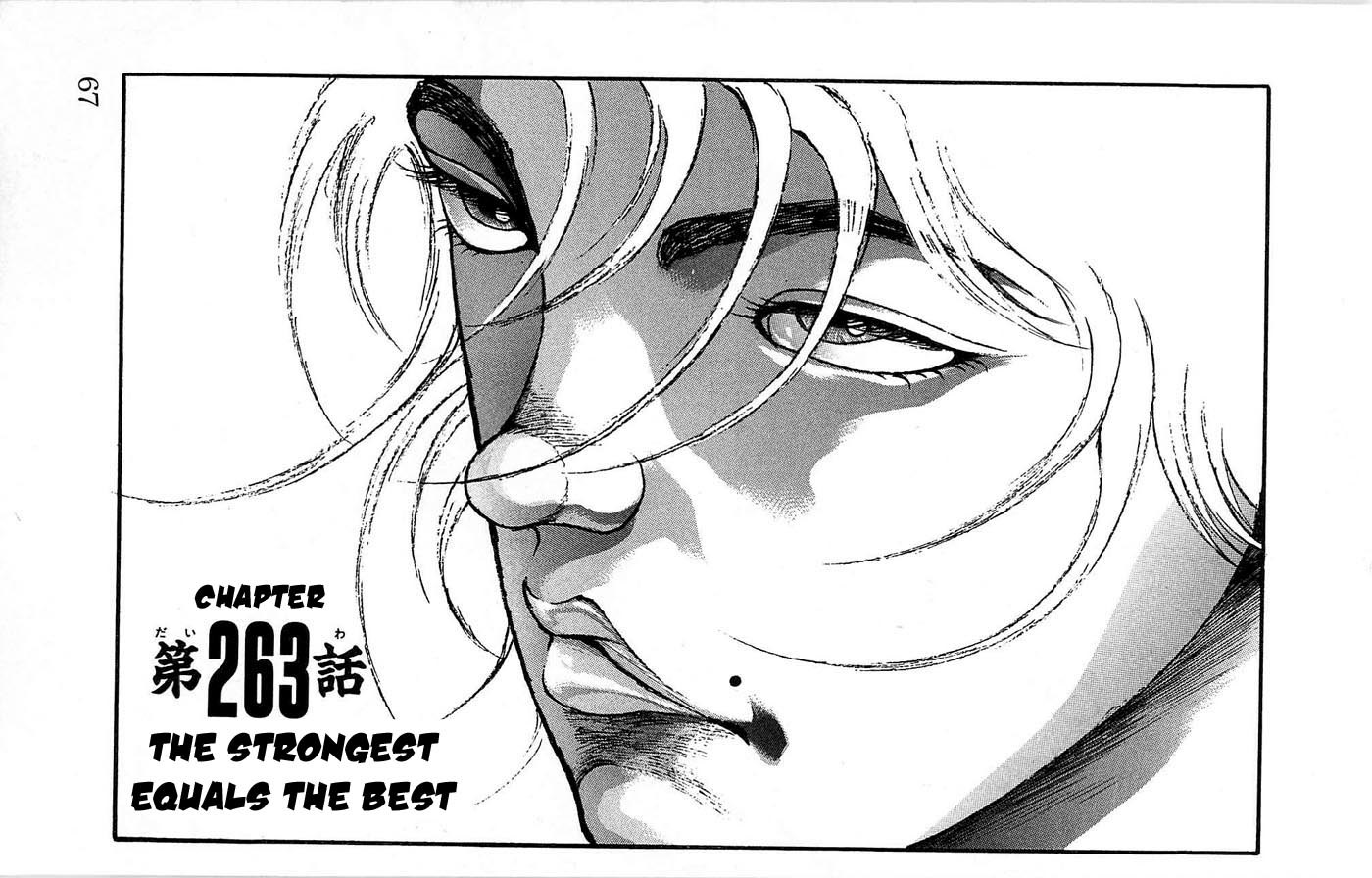 New Grappler Baki Chapter 263 page 1 - Chapter 263: The Strongest Equals the Best