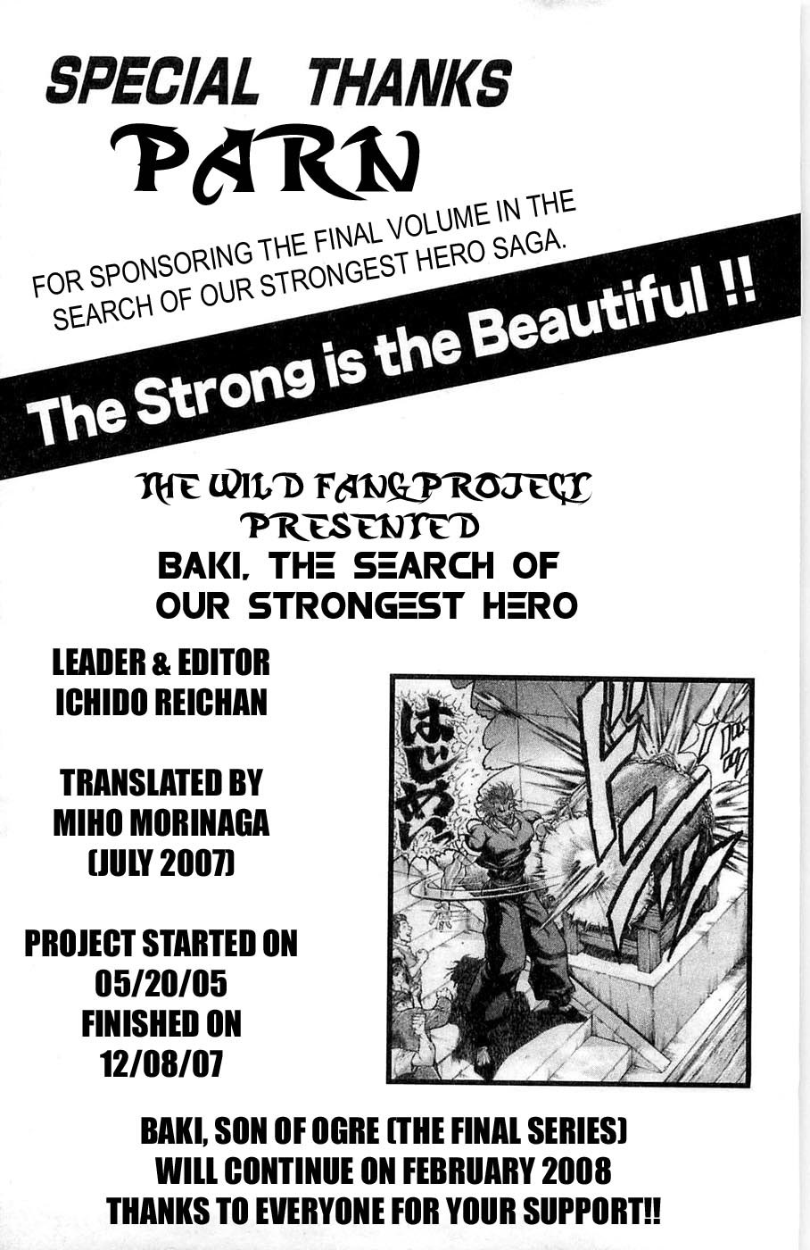 New Grappler Baki Chapter 276 page 25 - Chapter 276: Across the World [END]