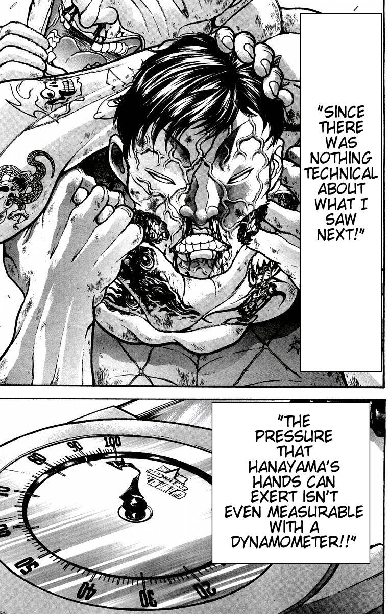 New Grappler Baki Chapter 39 page 11 - Chapter 39: Hanayama Vs Speck, The Concusion