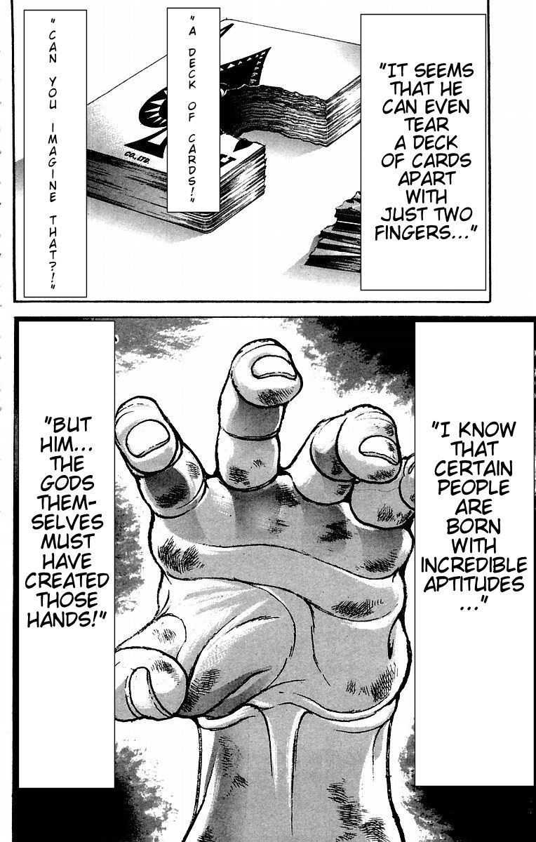 New Grappler Baki Chapter 39 page 12 - Chapter 39: Hanayama Vs Speck, The Concusion