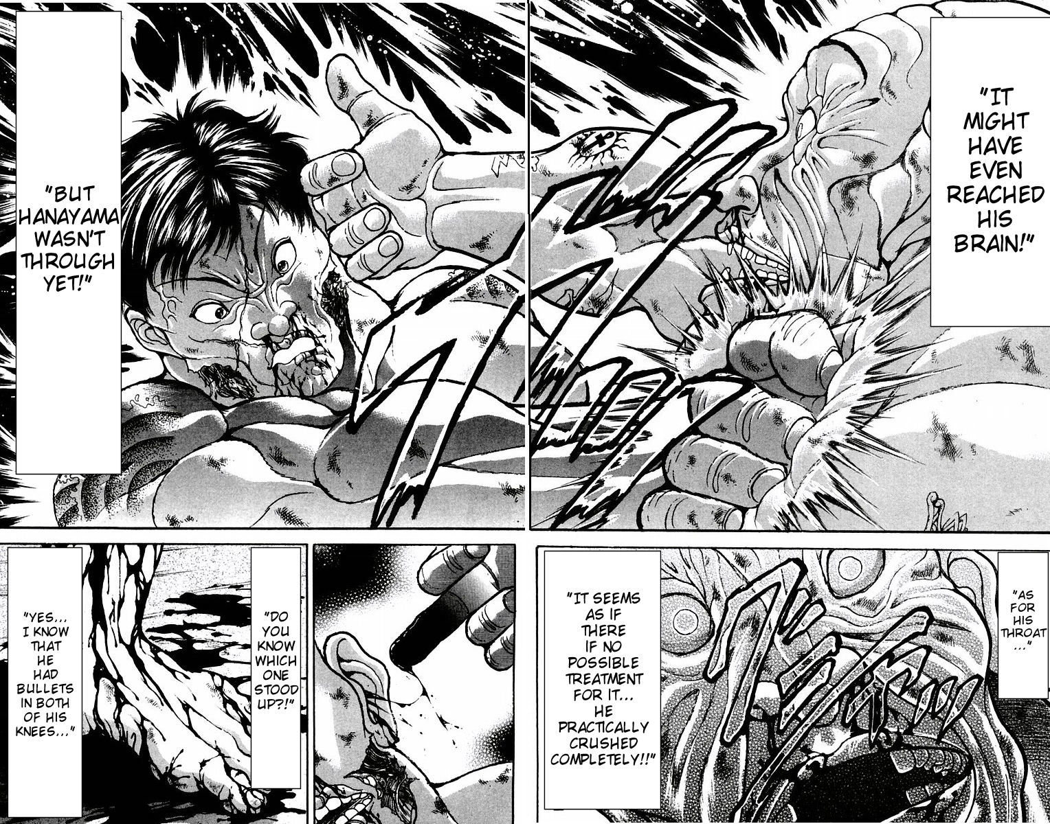 New Grappler Baki Chapter 39 page 18 - Chapter 39: Hanayama Vs Speck, The Concusion