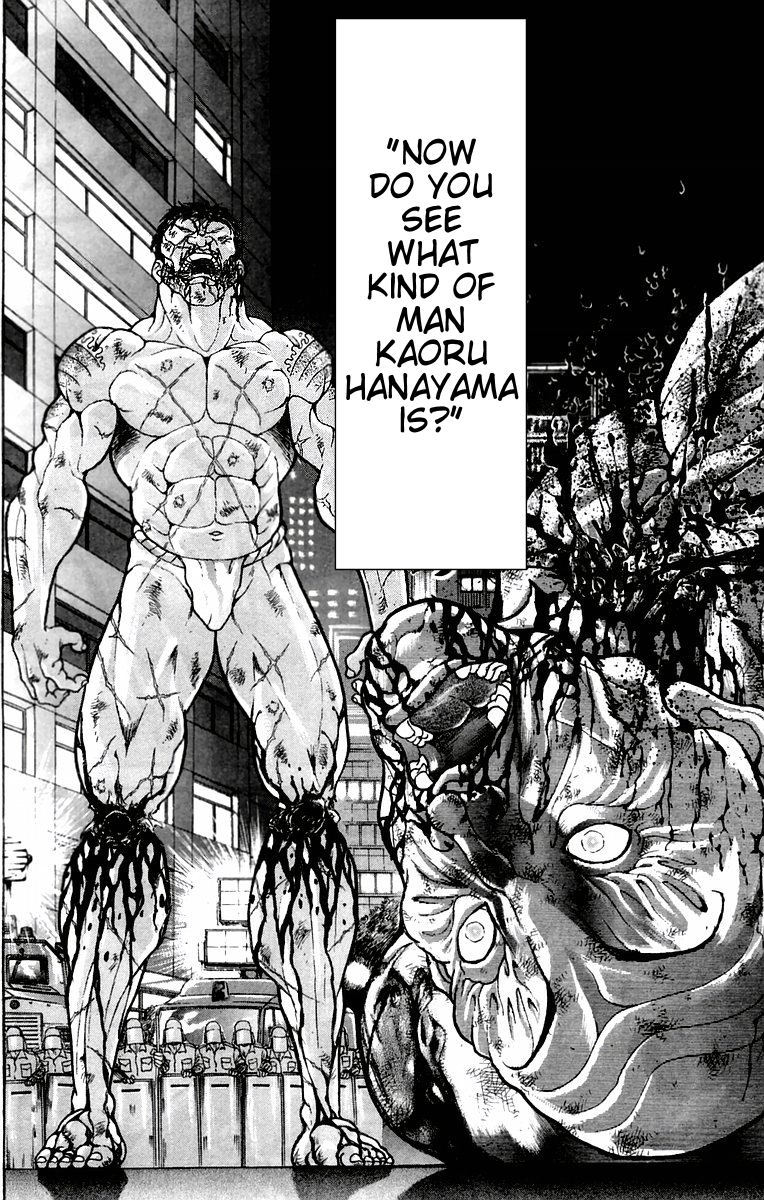 New Grappler Baki Chapter 39 page 19 - Chapter 39: Hanayama Vs Speck, The Concusion