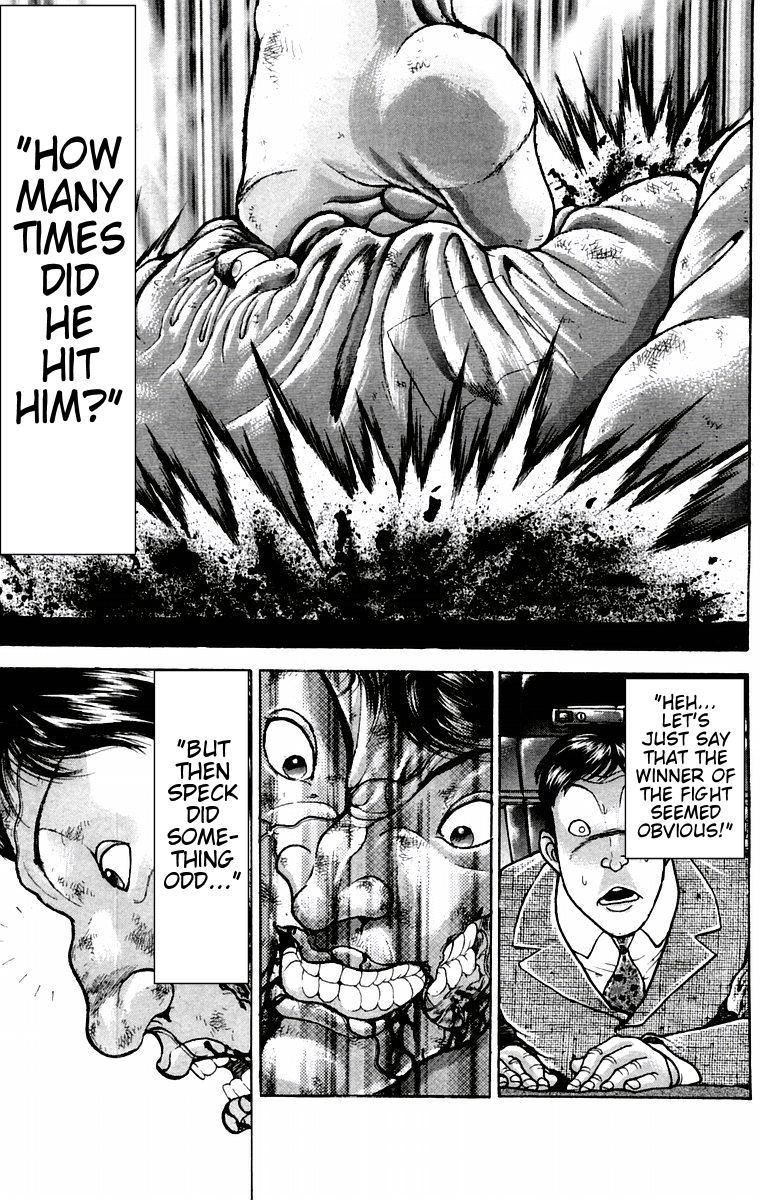 New Grappler Baki Chapter 39 page 3 - Chapter 39: Hanayama Vs Speck, The Concusion