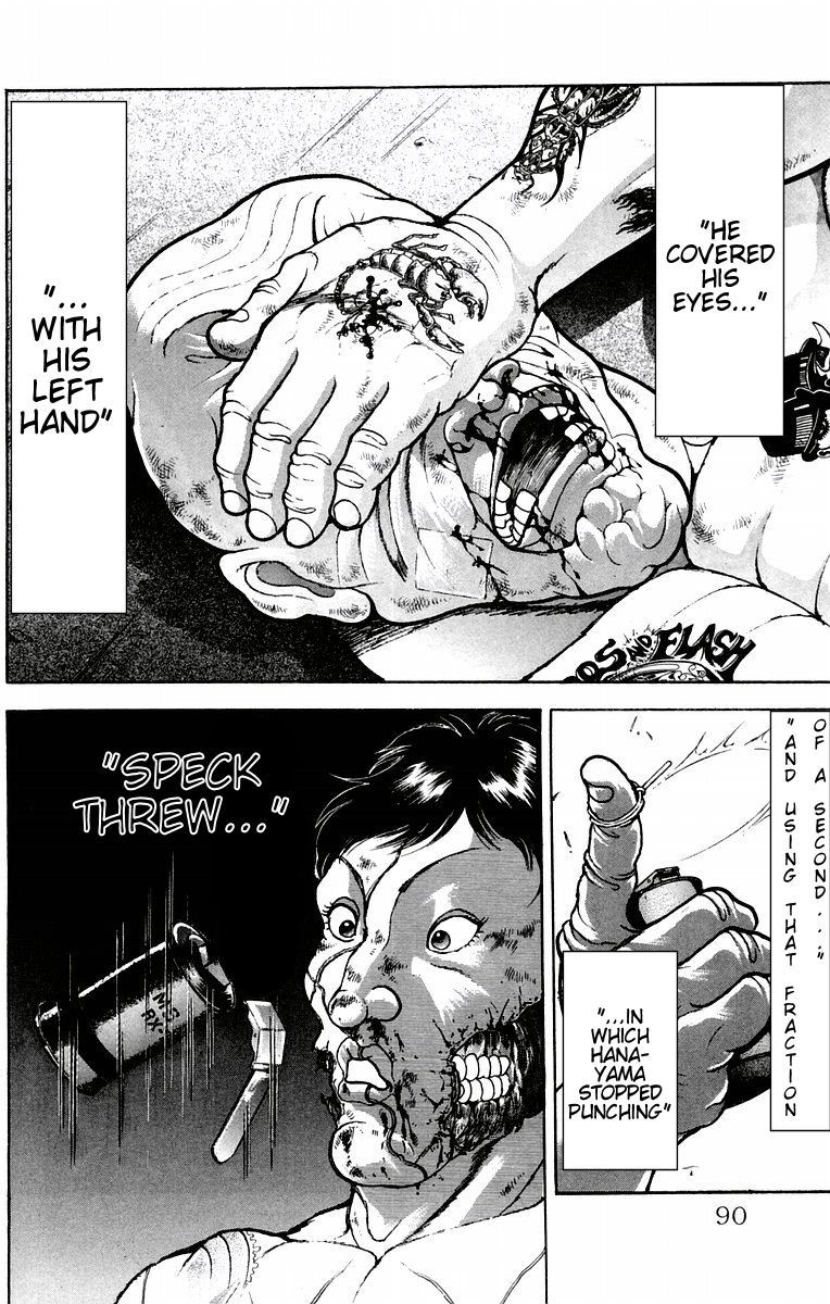 New Grappler Baki Chapter 39 page 4 - Chapter 39: Hanayama Vs Speck, The Concusion
