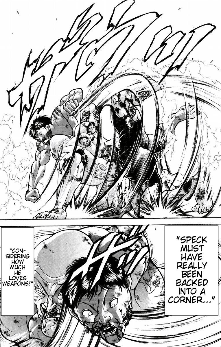 New Grappler Baki Chapter 39 page 8 - Chapter 39: Hanayama Vs Speck, The Concusion
