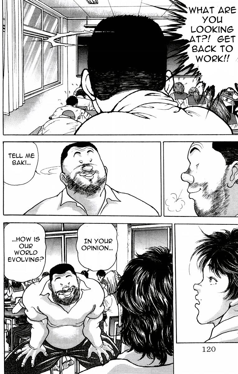 New Grappler Baki Chapter 40 page 12 - Chapter 40: The Intelligence of Man