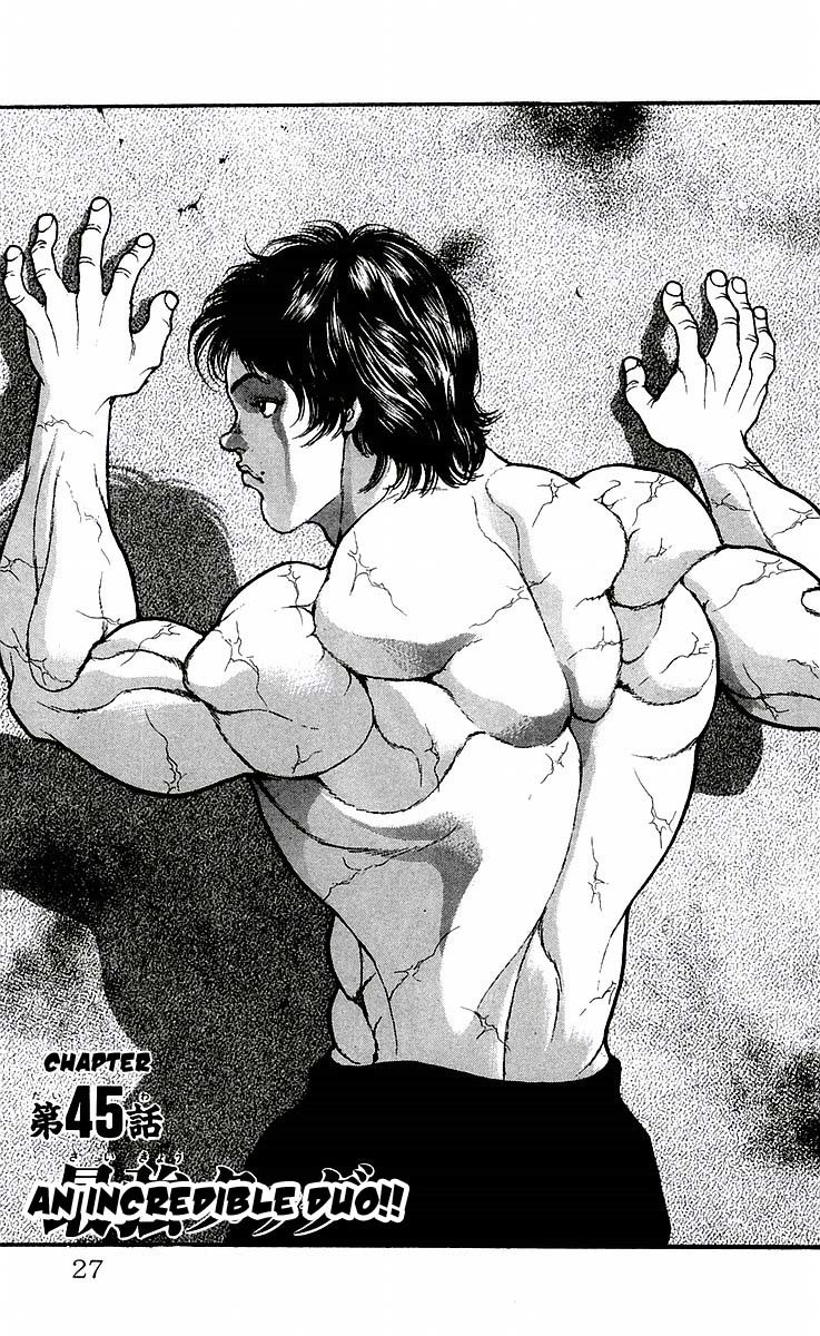 New Grappler Baki Chapter 45 page 1 - Chapter 45: An Incredible Duo!!