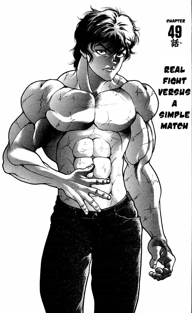 New Grappler Baki Chapter 49 page 1 - Chapter 49: Real Fight Vs A Simple Match