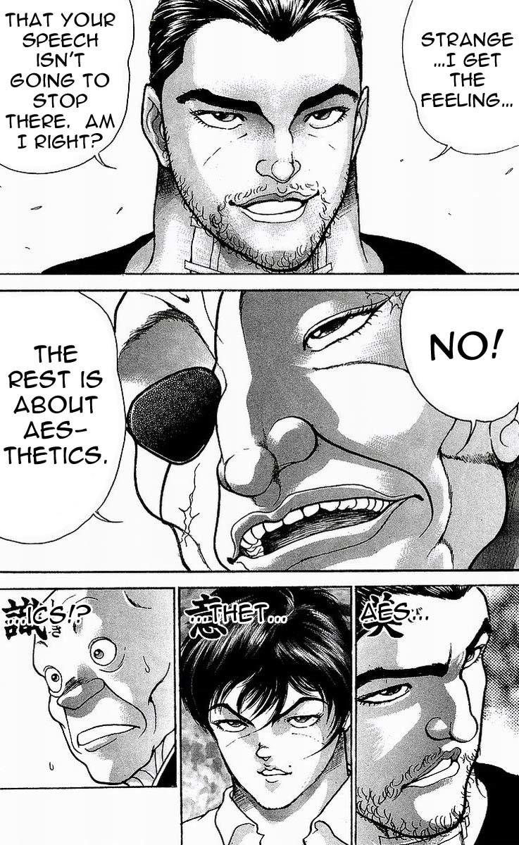 New Grappler Baki Chapter 50 page 8 - Chapter 50: Aesthetics
