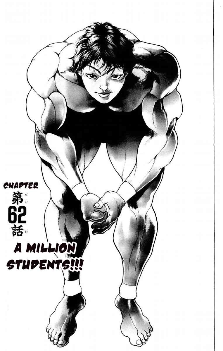 New Grappler Baki Chapter 62 page 8 - Chapter 62: A Million Students!!!