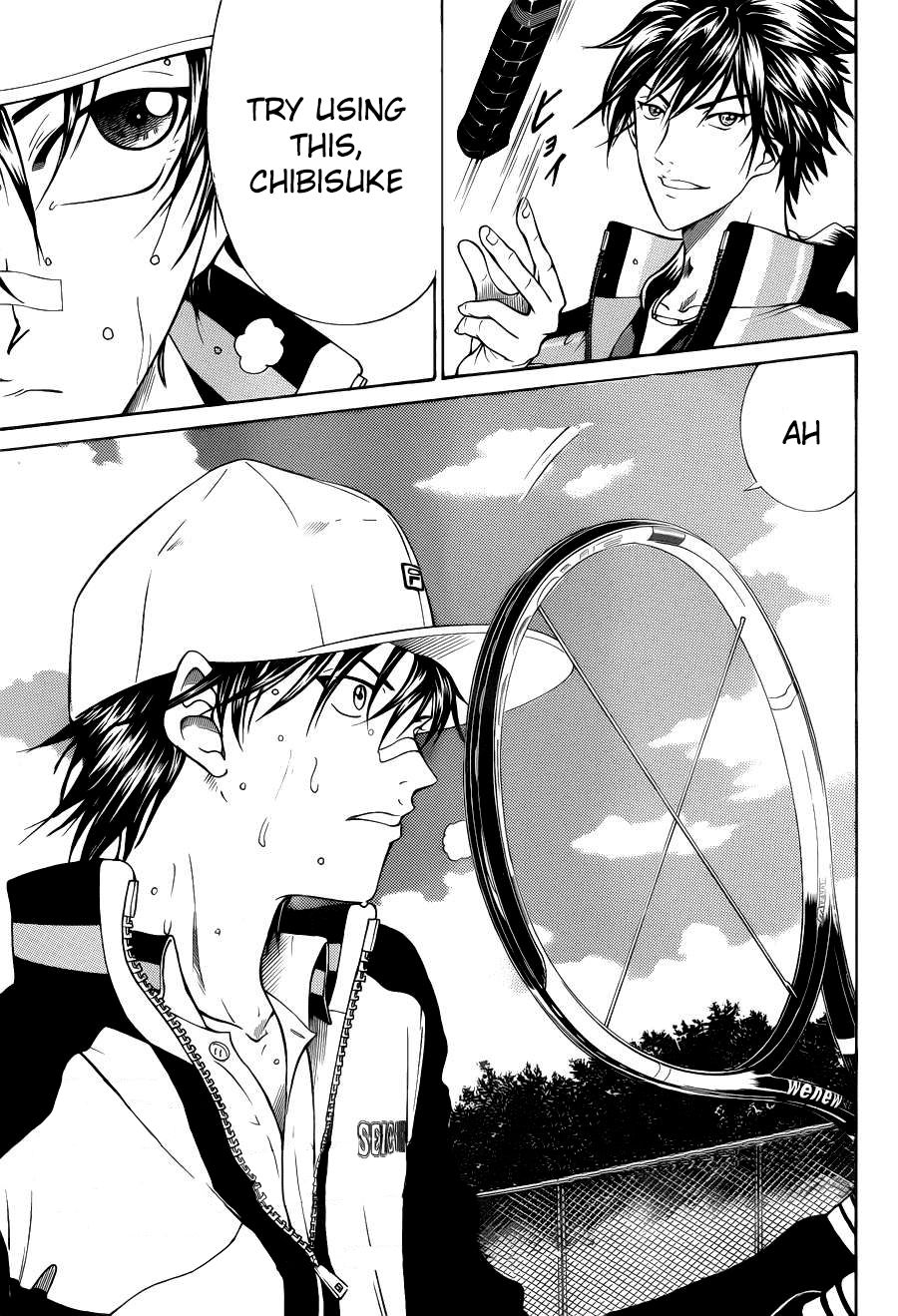 New Prince of Tennis Chapter 105.2 page 9 - Chapter 105 v2 : ''Nitouryuu Ohmagari Ryuuji''