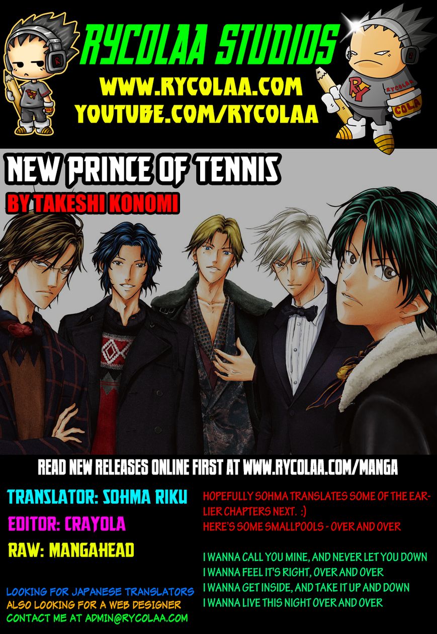 New Prince of Tennis Chapter 108 page 1 - Chapter 108 : Nothing