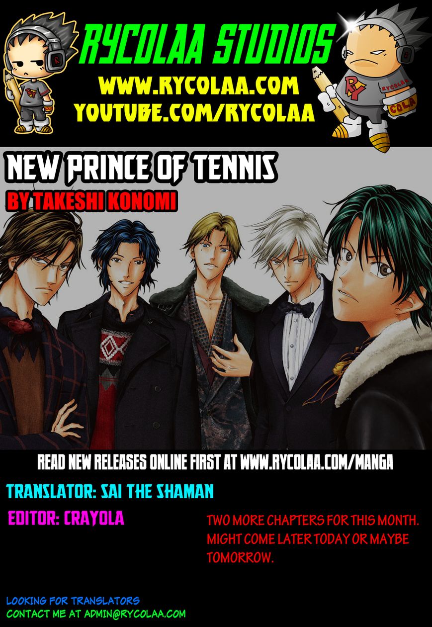 New Prince of Tennis Chapter 109 page 1 - Chapter 109 : Look Over There
