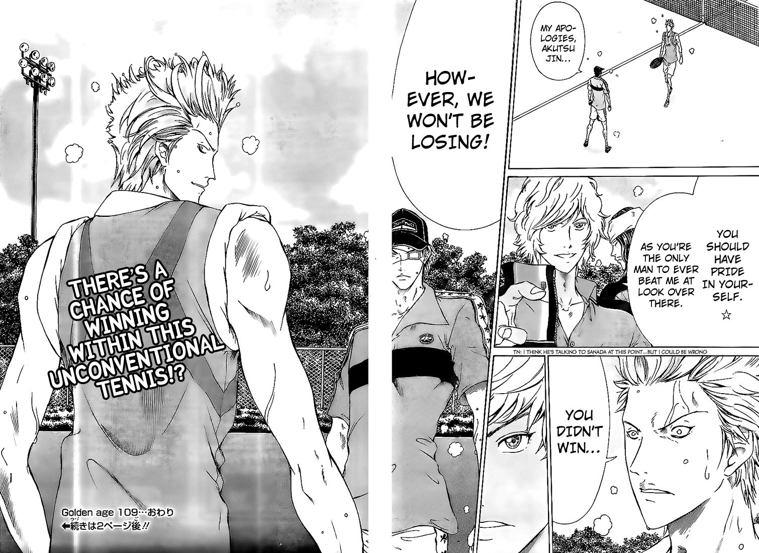 New Prince of Tennis Chapter 109 page 18 - Chapter 109 : Look Over There