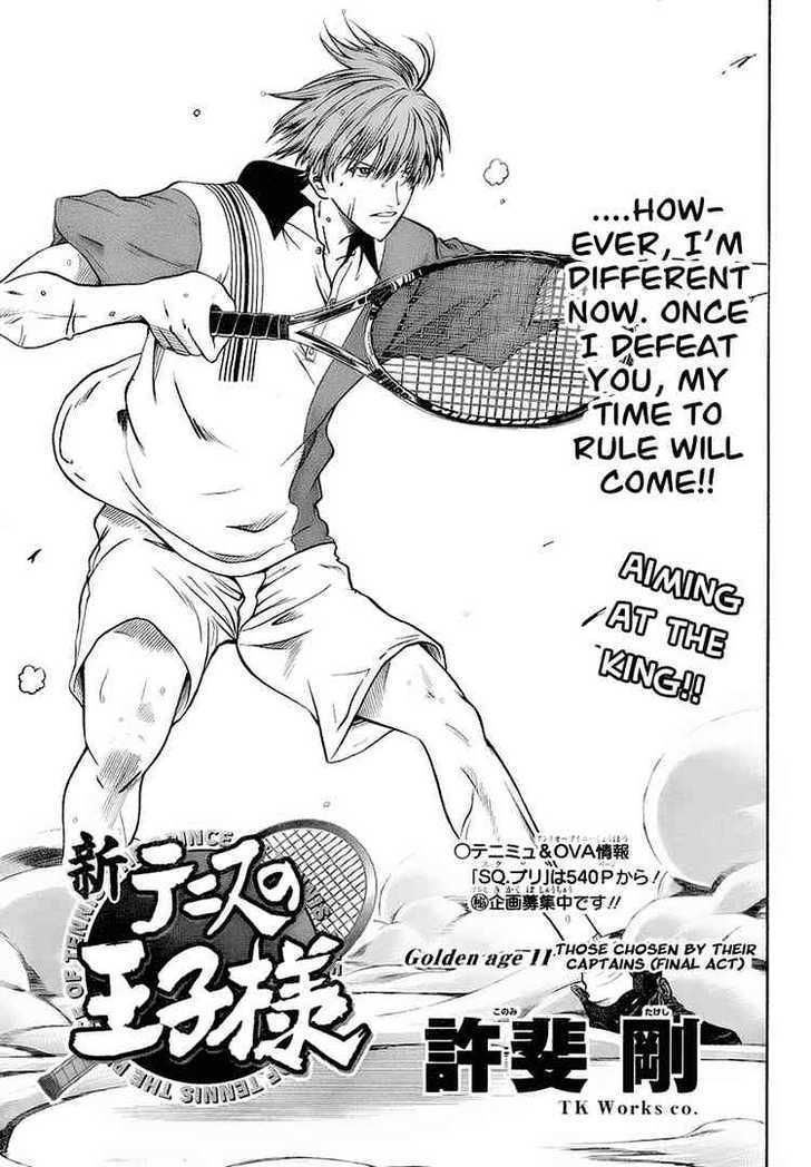 New Prince of Tennis Chapter 11 page 3 - Chapter 11 : Those Chosen By Their Captains (Final Act)