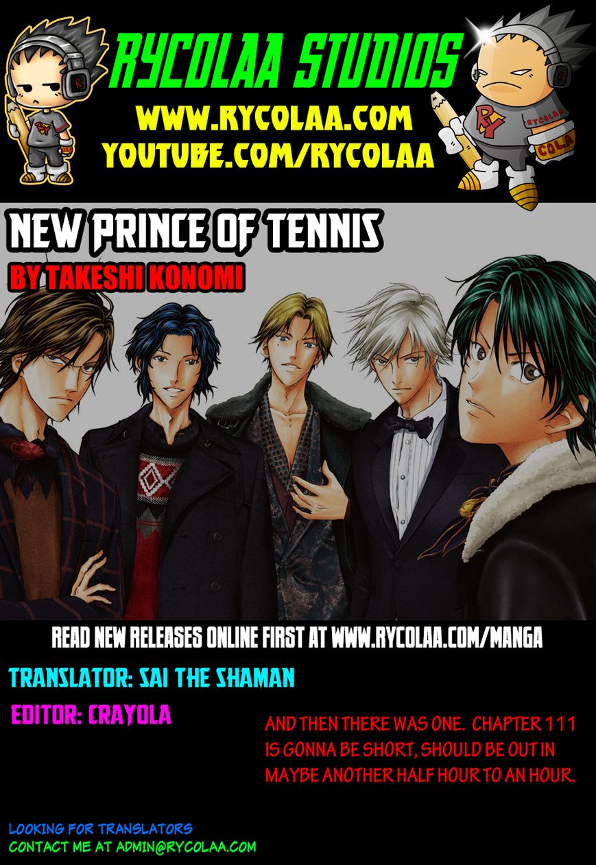 New Prince of Tennis Chapter 110 page 1 - Chapter 110 : Our Own Revolution