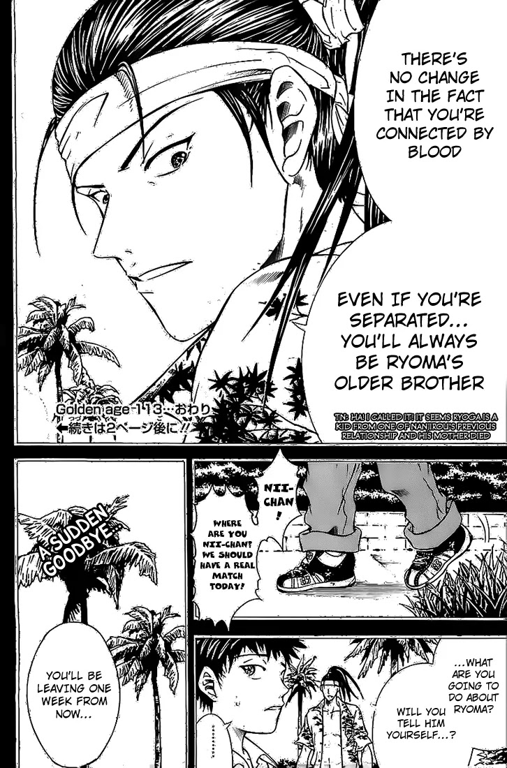 New Prince of Tennis Chapter 113 page 11 - Chapter 113 : Big Borother And Little Brother