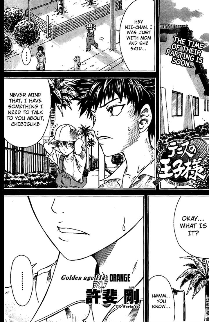 New Prince of Tennis Chapter 114 page 1 - Chapter 114 : Orange