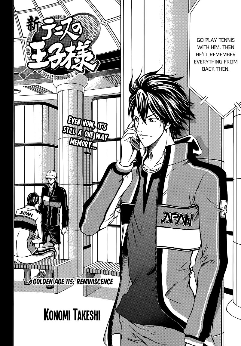 New Prince of Tennis Chapter 115 page 4 - Chapter 115 : Reminiscence