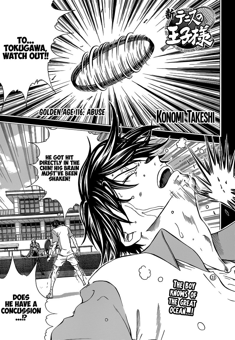 New Prince of Tennis Chapter 116 page 1 - Chapter 116 : Abuse