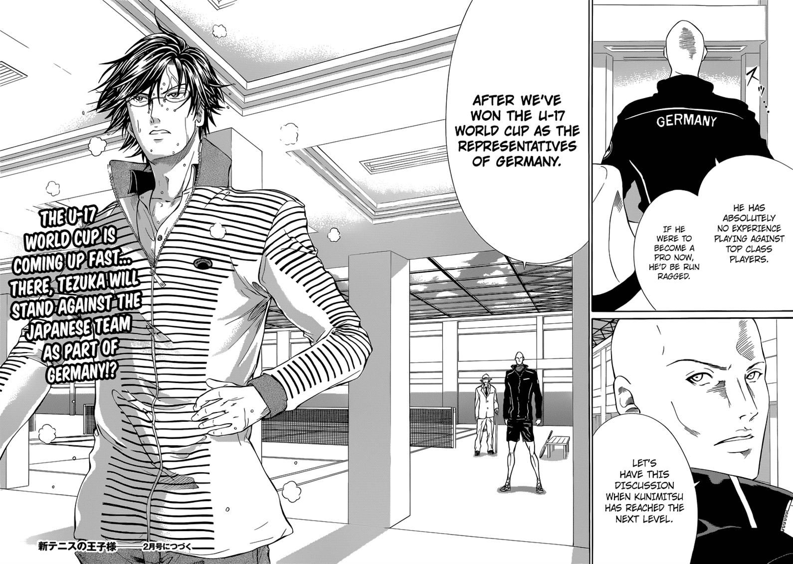 New Prince of Tennis Chapter 135 page 15 - Chapter 135 : The Path Straight to Being A Pro