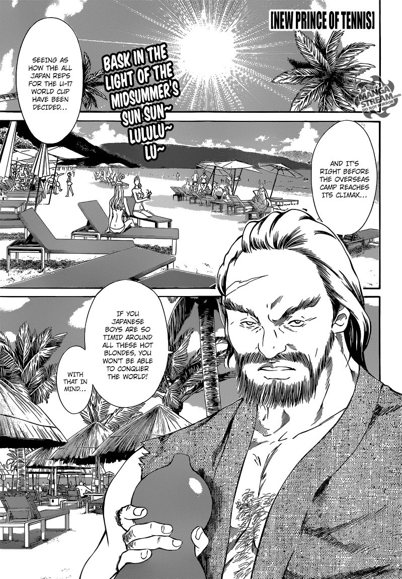 New Prince of Tennis Chapter 136 page 1 - Chapter 136 : The Horrifying Akuto Meshi