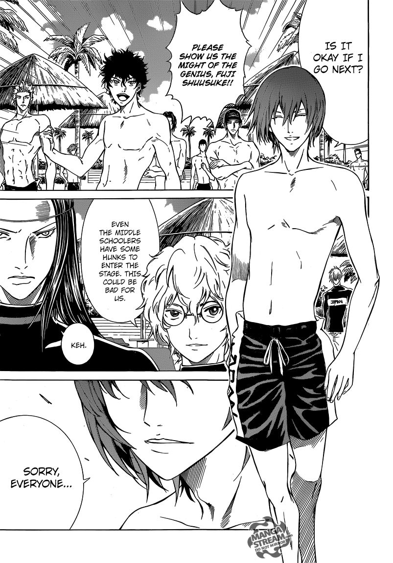 New Prince of Tennis Chapter 136 page 13 - Chapter 136 : The Horrifying Akuto Meshi