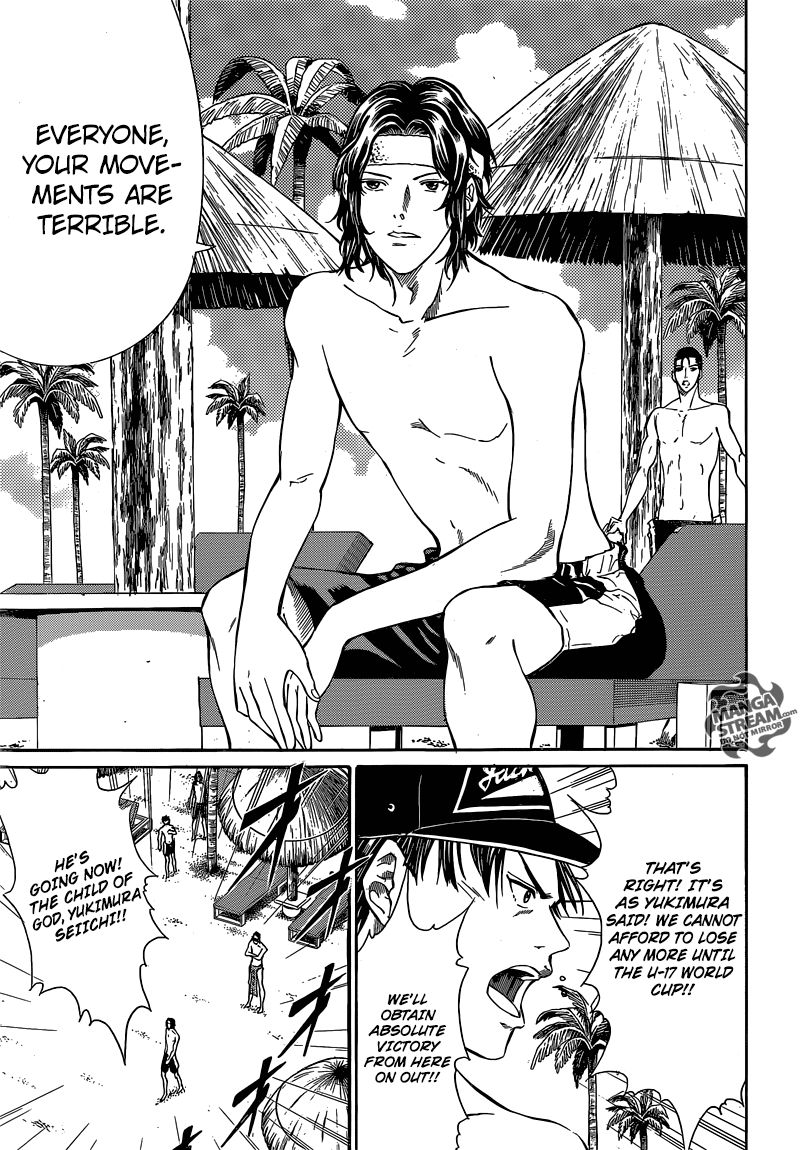 New Prince of Tennis Chapter 136 page 19 - Chapter 136 : The Horrifying Akuto Meshi