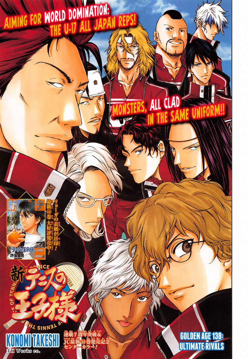 New Prince of Tennis Chapter 138 page 1 - Chapter 138 : Ultimate Rivals