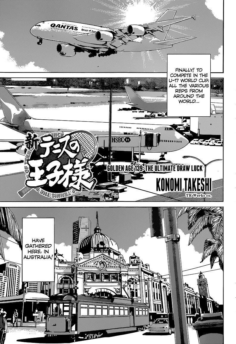 New Prince of Tennis Chapter 139 page 1 - Chapter 139 : The Ultimate Draw Luck