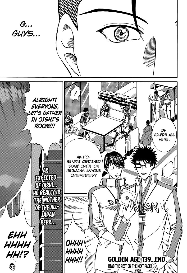 New Prince of Tennis Chapter 139 page 15 - Chapter 139 : The Ultimate Draw Luck