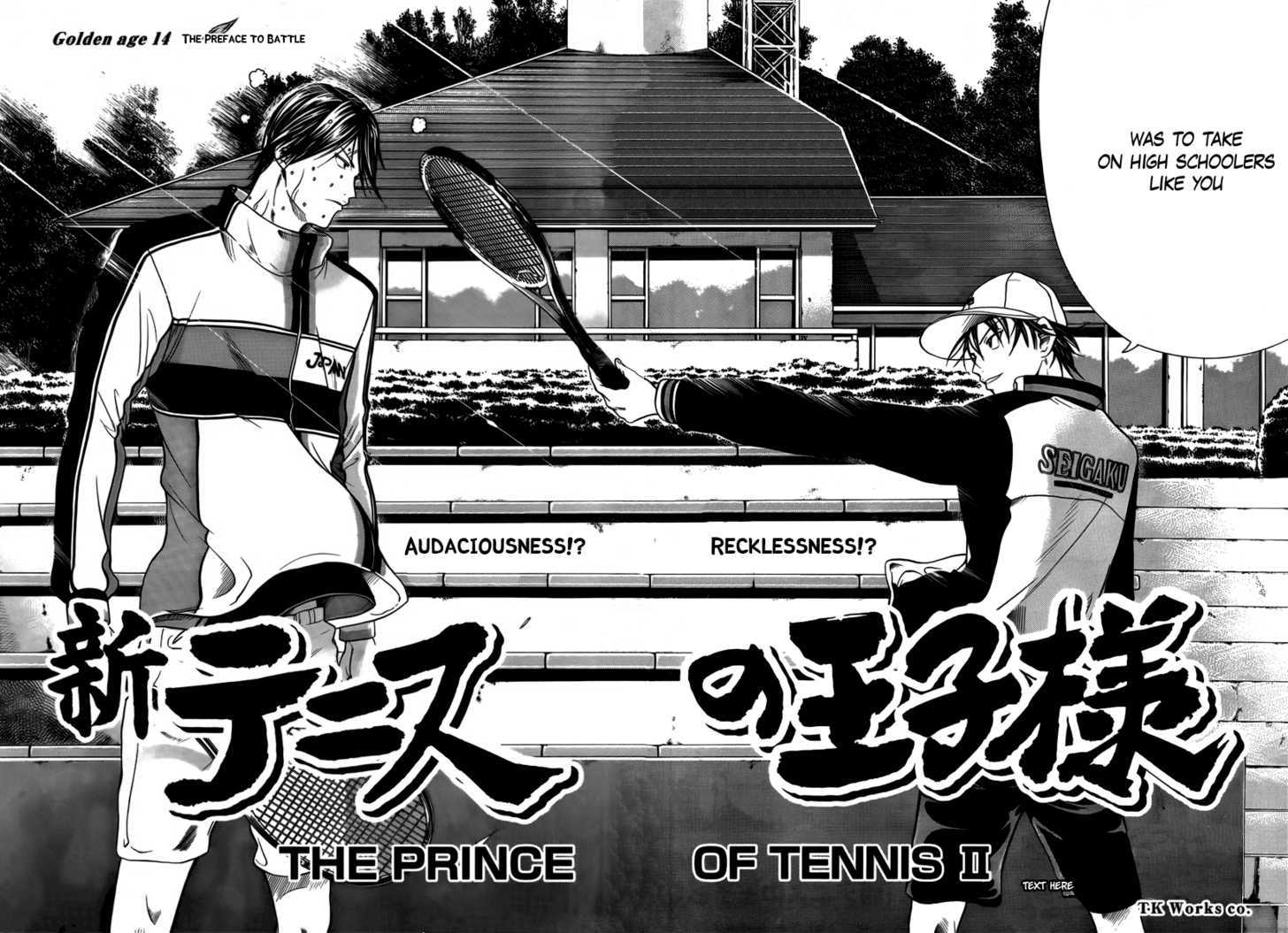 New Prince of Tennis Chapter 14 page 2 - Chapter 14 : The Preface To Battle