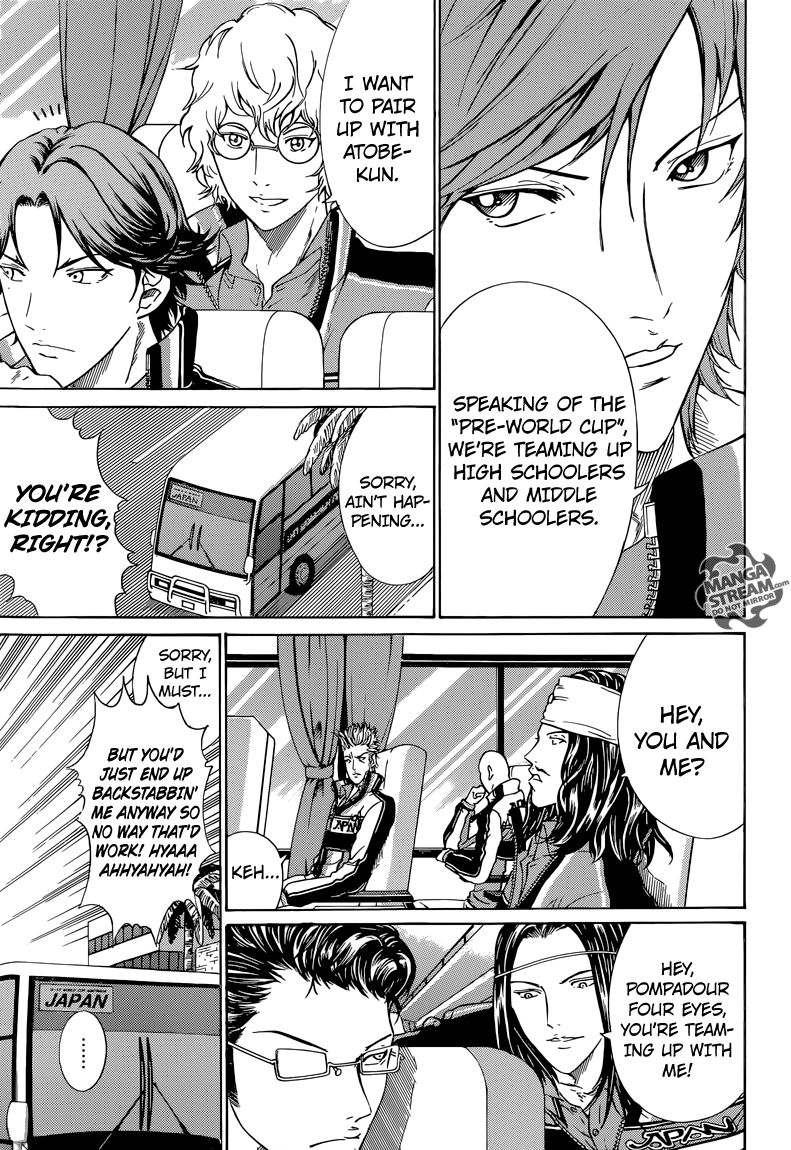 New Prince of Tennis Chapter 140 page 4 - Chapter 140 : The Pre-World Cup Opens!!