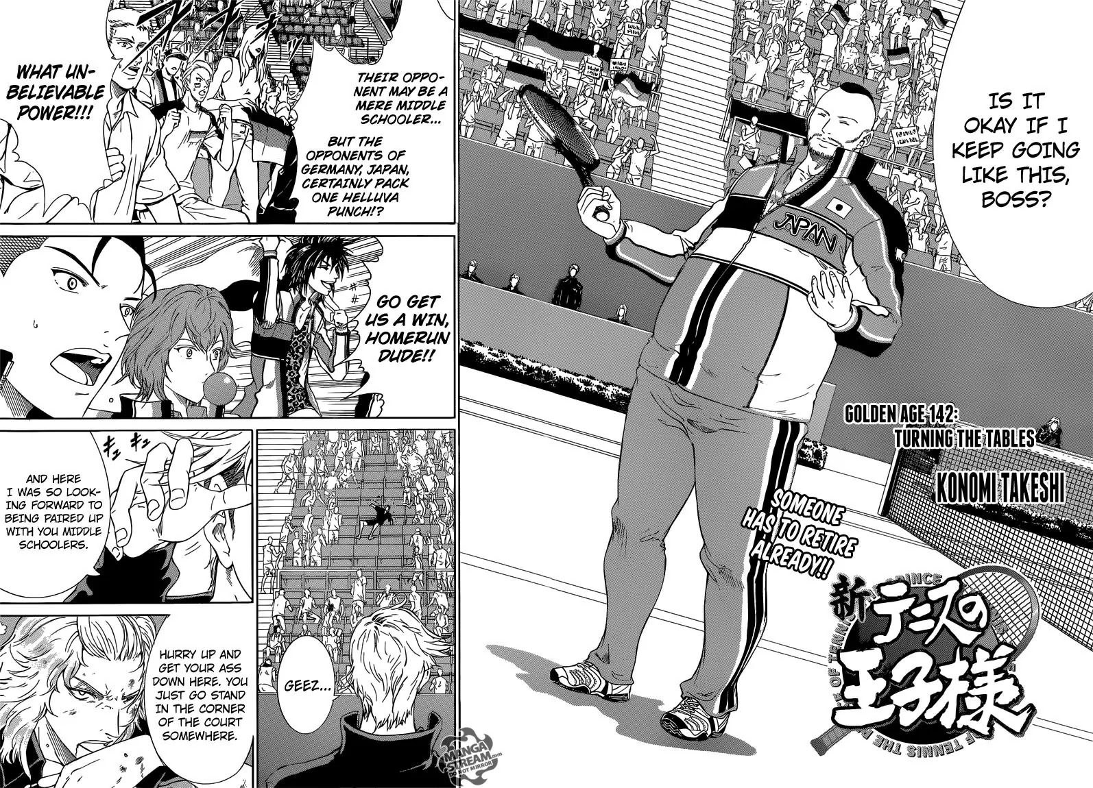 New Prince of Tennis Chapter 142 page 3 - Chapter 142 : Turning the Tables