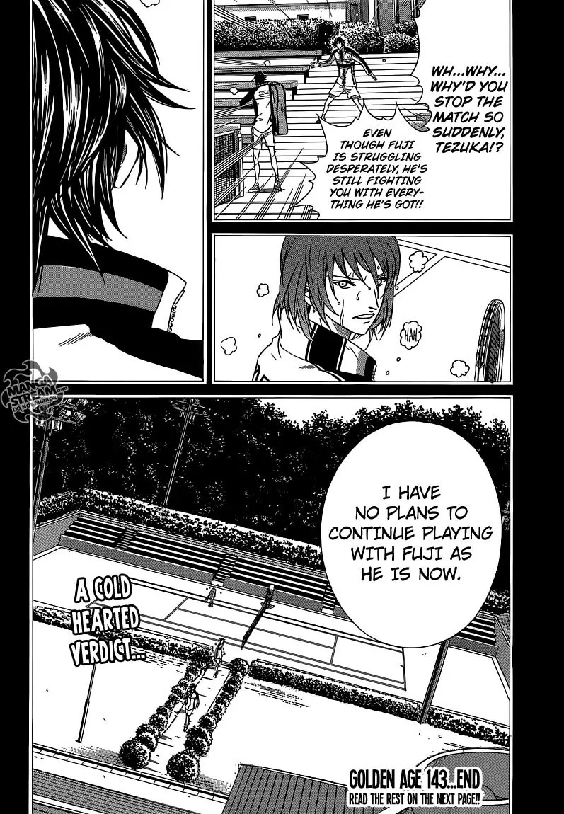 New Prince of Tennis Chapter 143 page 12 - Chapter 143 : Farewell, Tezuka Kunimitsu