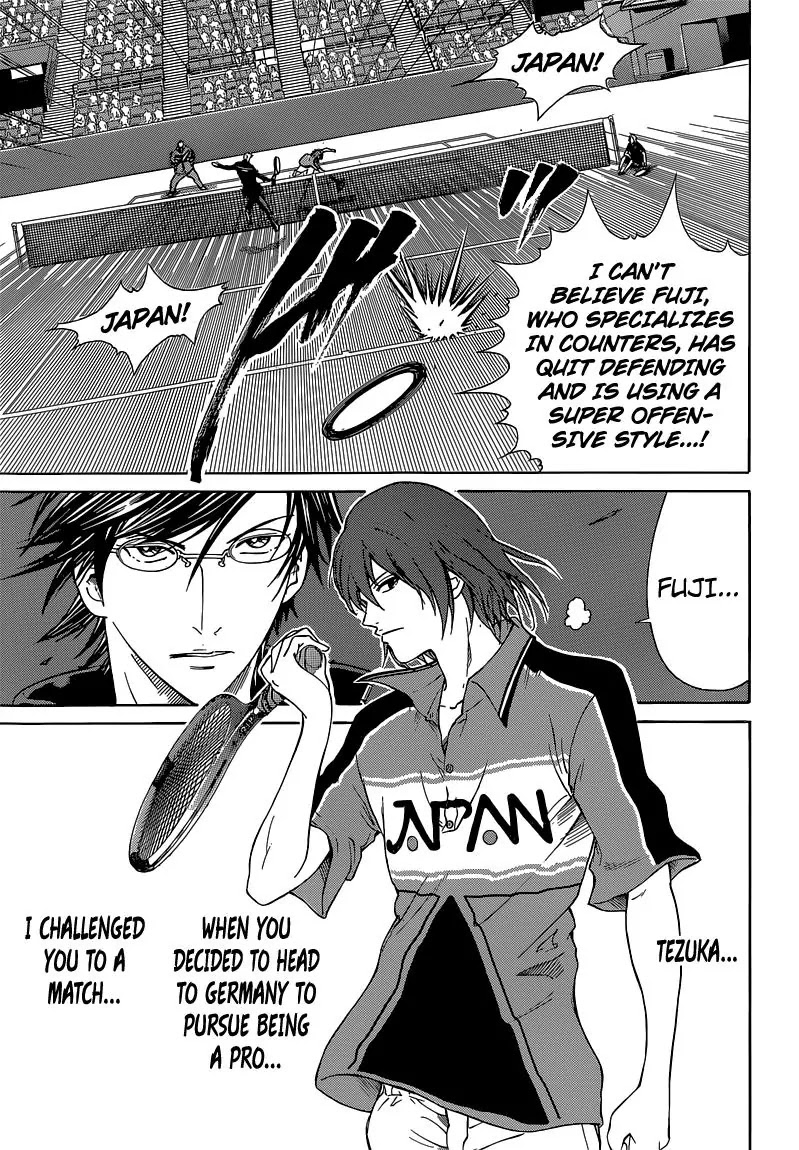 New Prince of Tennis Chapter 143 page 4 - Chapter 143 : Farewell, Tezuka Kunimitsu