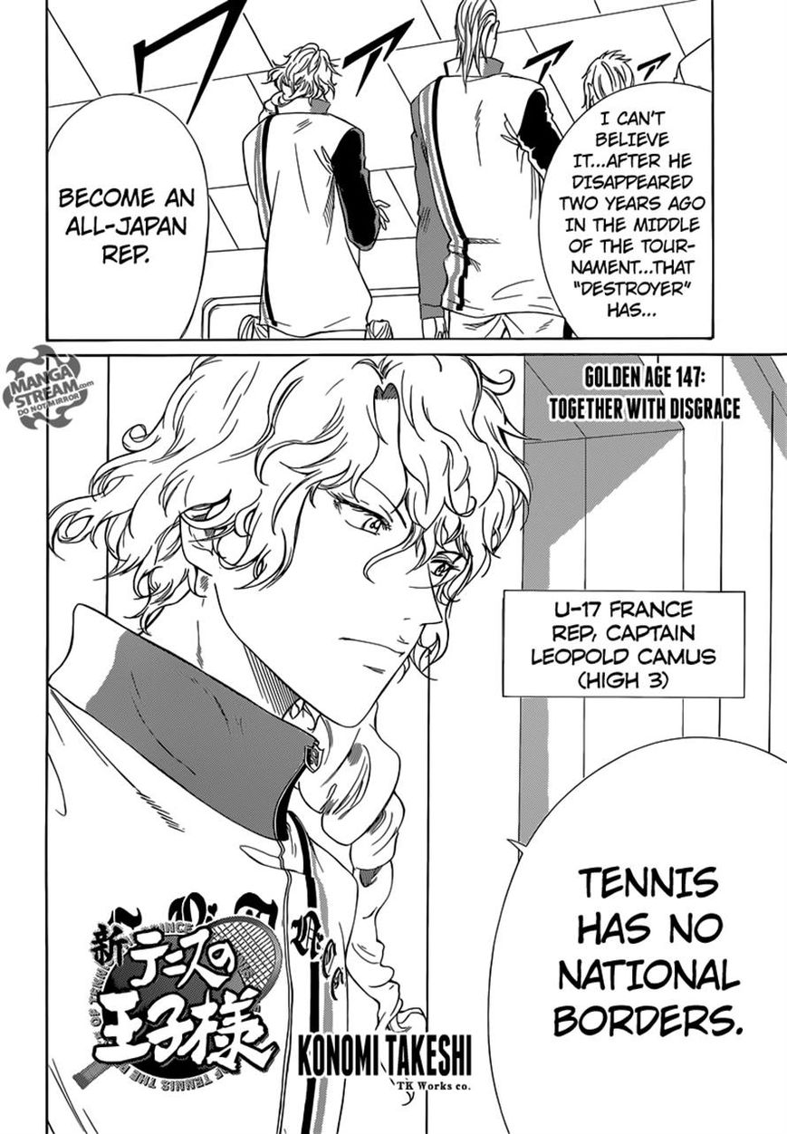 New Prince of Tennis Chapter 147 page 1 - Chapter 147 : Together withe Disgrace