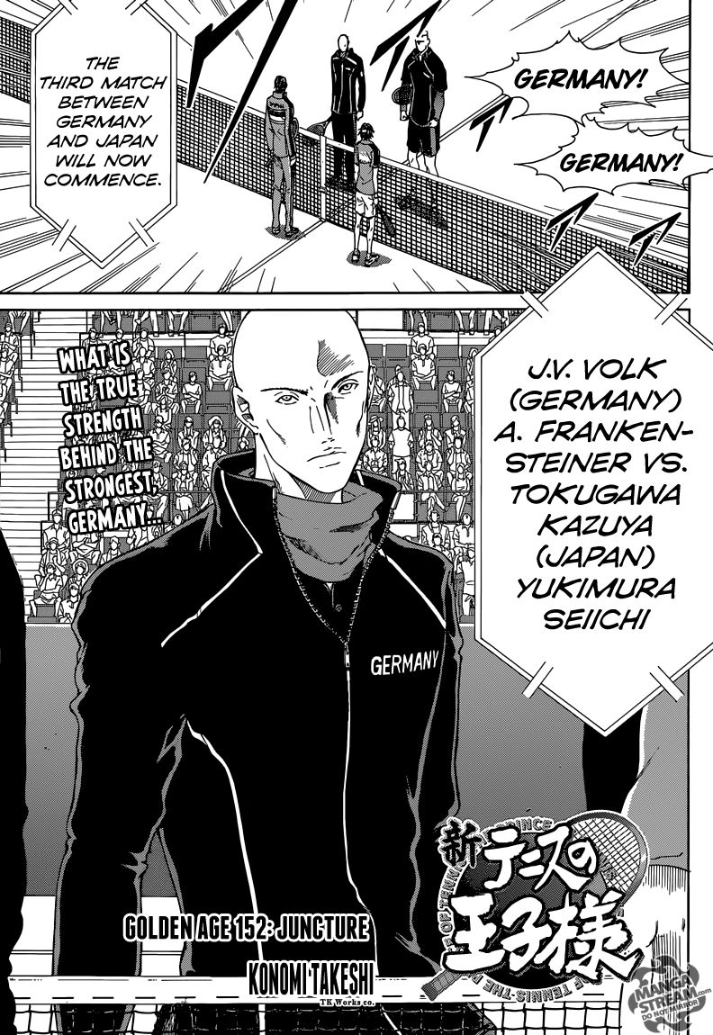 New Prince of Tennis Chapter 152 page 1 - Chapter 152 : Juncture
