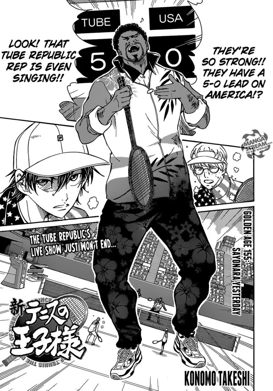 New Prince of Tennis Chapter 155 page 1 - Chapter 155 : Sayonara Yesterday