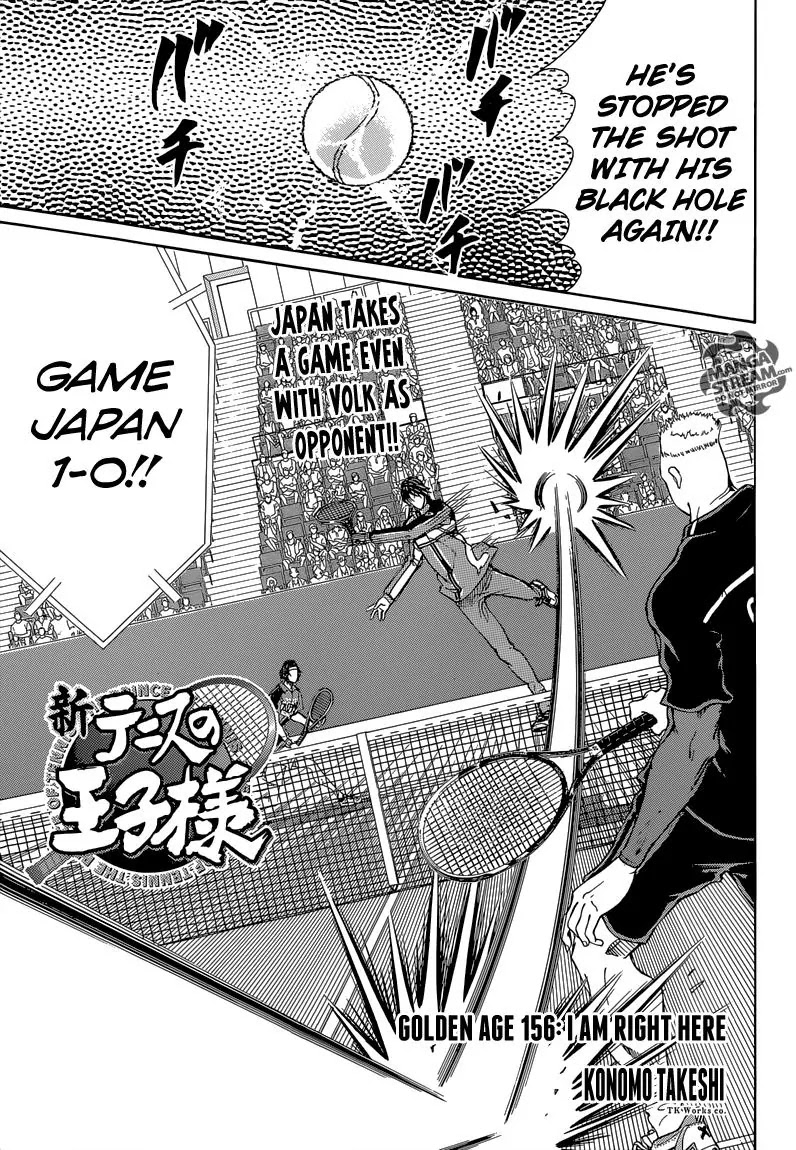 New Prince of Tennis Chapter 156 page 1 - Chapter 156 : I an Right Here