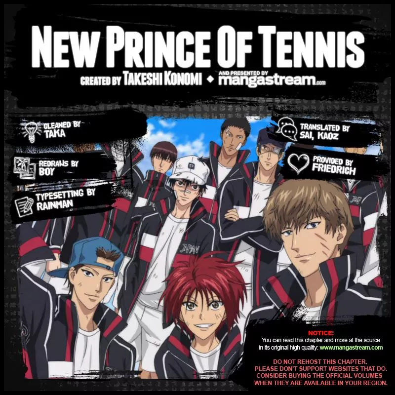 New Prince of Tennis Chapter 156 page 2 - Chapter 156 : I an Right Here