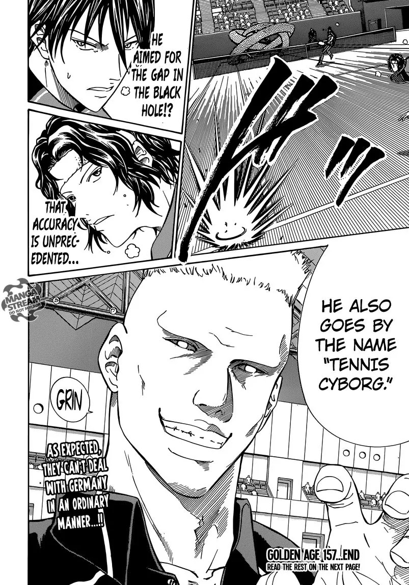 New Prince of Tennis Chapter 157 page 10 - Chapter 157 : The Impact of One Game