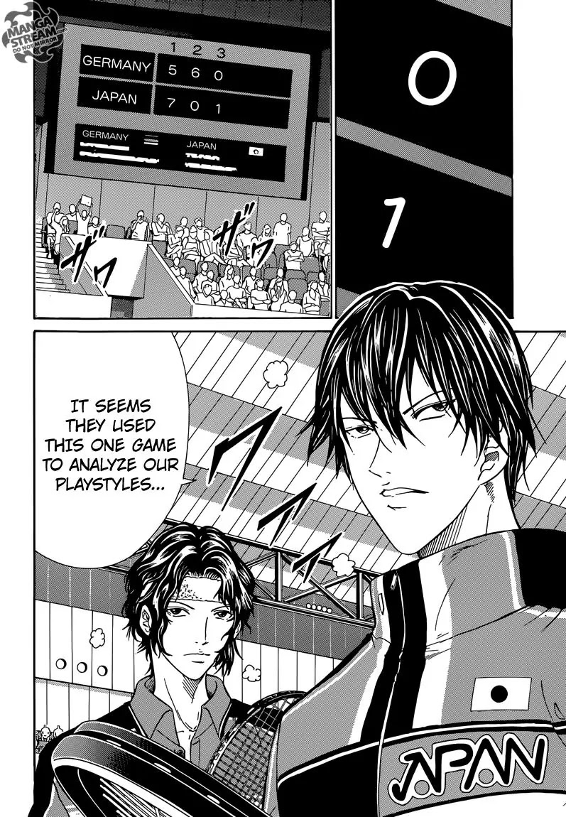 New Prince of Tennis Chapter 157 page 3 - Chapter 157 : The Impact of One Game